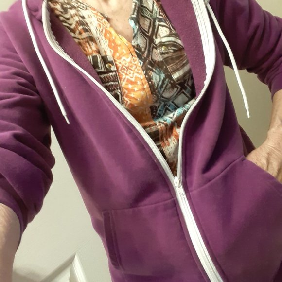 SALE Amazon Fall Perfect Purple/Plum Hoodie Sz M - Picture 8 of 8